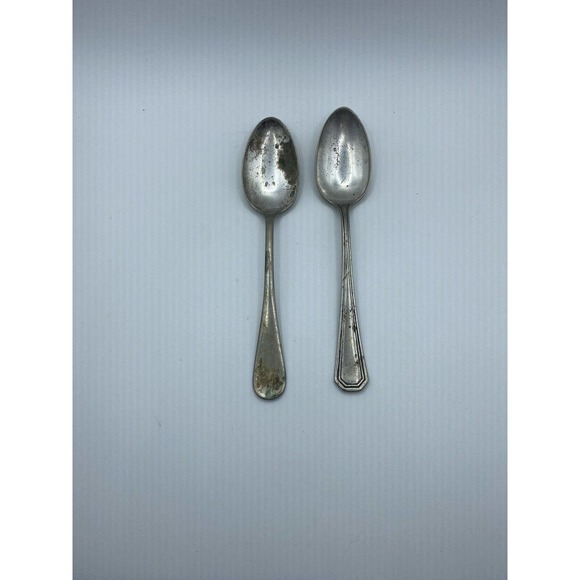 1835 R. Wallace Silverplate Antique Spoon Set - Picture 1 of 4